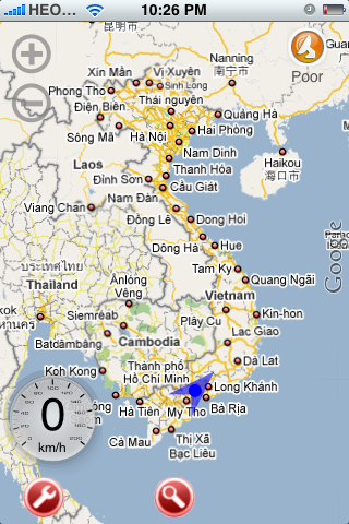 Bản đồ offline toàn nước VietNam cho xGPS