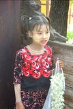 Myanmar flower girl