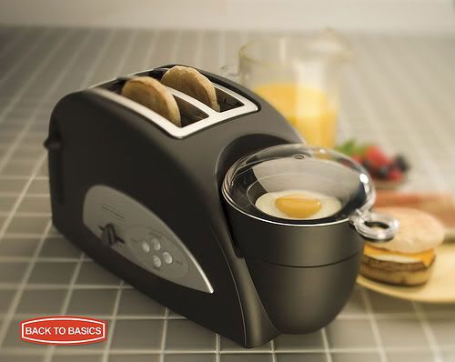 toaster that cooks eggs too. the perfect poached Egg?