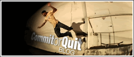 commit or quit,blog banner