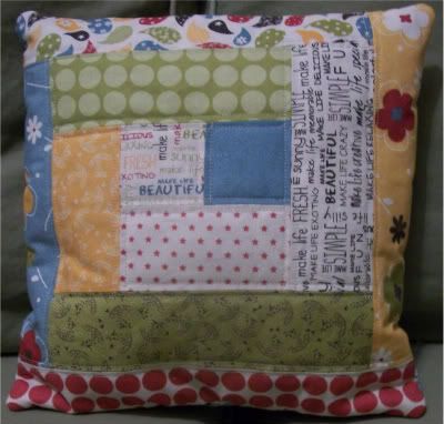 Make Life hair pillow - front complete