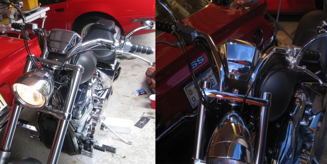 Honda fury fork nut covers #3